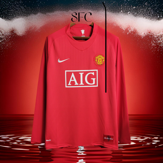 2007/08 Manchester United Home Jersey